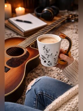 Guitar Mug NWOT